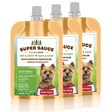 Super Sauce For Dogs - 3 Pouches @ 3.5 oz. each (Total 10.5 oz)